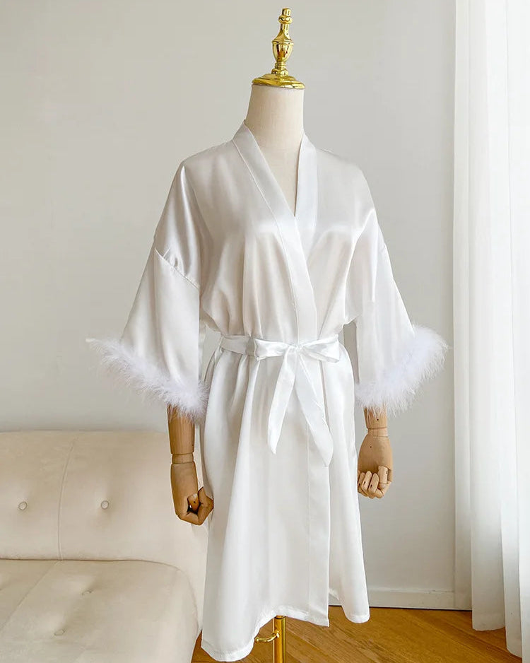 Satin Bridal Robe